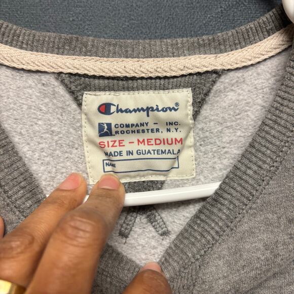 Champion Sweatshirt University of San Diego Cropped Sweatshirt Crewneck Spellout - Picture 4 of 8